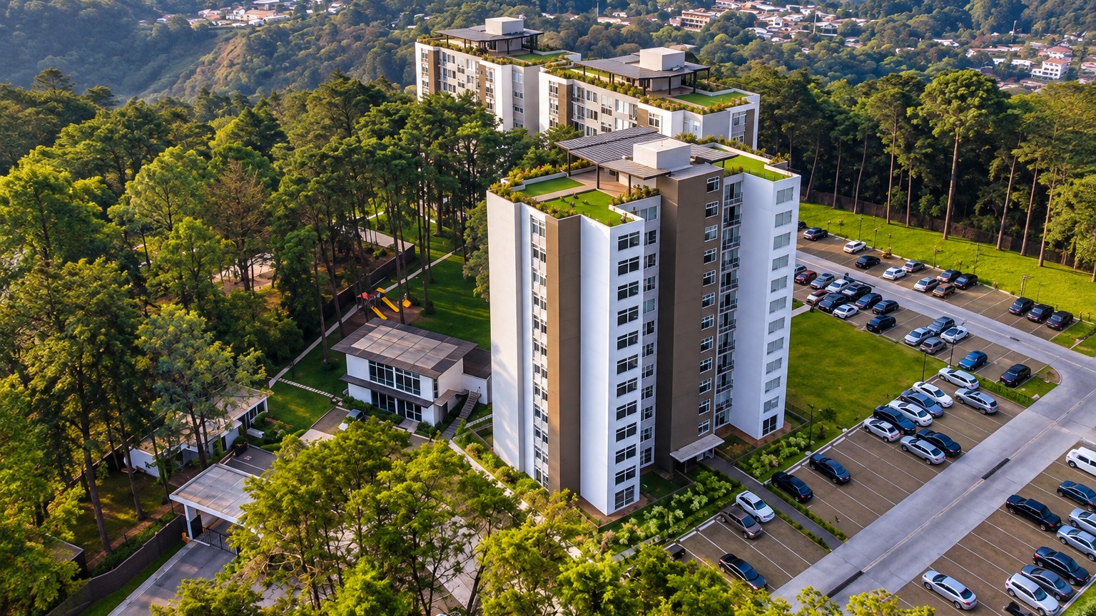 Apartamento de 3 habitaciones en renta en Villas Granada Premium 1, zona 10 SCP — Zona 10, Santa Catarina Pinula